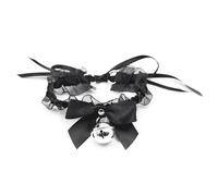 QiKKago Collier Cloche En Dentelle Noire, éLéGant Et Charmant, Ajoute Un Charme FéMinin -Z