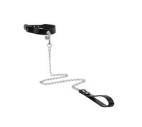 QiKKago Collier De Chaton en Cuir Souple Black Classic Bells, Classic Fashion avec Collier Cosplay Unique, Cadeau pour Couple - D1