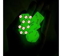 QiKKago Ⓢẹⓧ Ⓣσⓨⓢ Dés en Plastique Vert Phosphorescent pour Éclairer La Nuit avec Joie, Un Cadeau-Jouet Original pour Les Hommes Et Les Femmes ! -F004