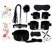 Qikkago Ensemble De 10 PièCes En Nylon Noir Pour Le Fitness Et Le Sport -Z