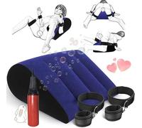 QiKKago Ensemble de Coussins de Voyage Coussin de décompression pour Le Sport Coussin Triangulaire Gonflable-Q
