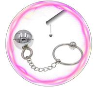 QiKKago Facile à Utiliser en Acier Inoxydable Multi Taille Poids Boule éTirement EntraîNeur Accessoire-Couple Cadeau-Z6 (Boule Unique + 30mm)