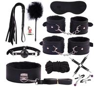 QiKKago Kit De 10 PièCes en Cuir pour L'EntraîNement De La RéSistance à Domicile éQuipement D'Assistance pour Les SéAnces D'EntraîNement à Domicile - Q