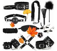QiKKago Kit de Fixation Multifonctionnel pour Couples, Sangles Réglables et Stables+Y20 (Noir)