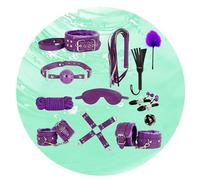 QiKKago Kit Mise en Forme Quotidienne Domicile 12 Pièces, Multi-Accessoire Pratique, Remise en Forme Polyvalente, Utilisation Facile, Combo Entraînement Lit Intérieur (Violet) + Y20
