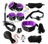 QiKKago La charmante couleur violette dégage un charme unique ! Faites de vous le centre de la mode avec cet ensemble violet de 10 pièces pour femmes ! -E481