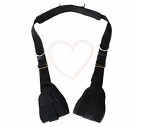 Qikkago Noir Nylon Flexible Forme Yoga Stretch Strap -Z