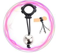 QiKKago Nouveau Accessoire en Acier Inoxydable 25mm PondéRé Ballon D'EntraîNement, éQuipement D'EntraîNement D'Endurance Compact -Couple Cadeau-Z10 (Boule Unique)