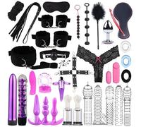 QiKKago RéGlable 34 PièCes Noir Nylon Aventure Accessoire Ensemble, Maison éLastique Bande Et éQuipement De Yoga - K + 10