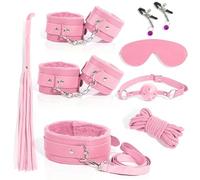 QiKKago Rose Huit PièCes Poignet Et Cheville EntraîNement De Force avec Kit De Yoga, Outils De Fitness, Cadeau pour Les Couples - H14