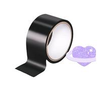 QiKKago Ruban AdhéSif Noir 6cm, Confortable Et Durable pour Le Sport Et Les Muscles, Cadeau pour Couple - H6