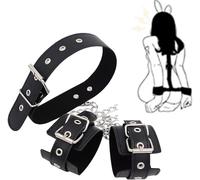 QiKKagȏ̈S̑̈ẹ̑̈x̑̈ ̑̈B̑̈σ̑̈n ̑̈̑̈d̑̈α̑̈g̑̈̑̈ȇ̈ Bracelet En Cuir Noir, Accessoire Tendance Et Polyvalent, Cadeau Jouet Original Pour Hommes Et Femmes-N09.