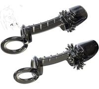 QiKKago ͜͡S͜͡ẹ͜͡x͜͡ ͜͡T͜͡σ͜͡y͡ ͜͜͡s͜͡ 2 Pièces De Jouets Portables en Silicone Noir ! Cadeau Jouet Commémoratif Original pour Homme Et Femme - K12