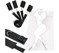 QiKKago ͜͡S͜͡ẹ͜͡x͜͡ ͜͡T͜͡σ͜͡y͡ ͜͜͡s͜͡ Sangle De Yoga Non Droite En Nylon Noir Pour Un Entraînement Facile ! Cadeau Jouet Commémoratif Original Pour Homme Et Femme - K10