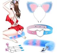 QiKKago Set 4 pièces en nylon bleu vif pour renard-Z