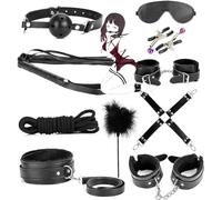 Qikkago Set De 10 PièCes En Cuir Noir Pour Le Sport Et Le Fitness -Z
