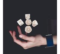 QiKKago Set De 5 Boules De Fitness Blanches, éQuipement D'EntraîNement à La Maison, Accessoires De Sport pour L'EntraîNement, Cadeaux De FêTe, F2