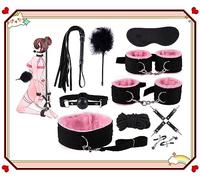 Qikkago Set De Dix PièCes En Nylon LéGer Rose Bonbon -Z
