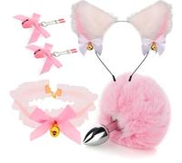 QiKKago Set De Renard En Nylon Rose - Mignon Et Ludique Style-Z