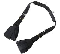 QiKKago Suspension ExtéRieure Yoga Sport Fitness Noir RéGlable Nylon Band Riche en FonctionnalitéS pour La Musculation des Jambes Et du Cou - D8
