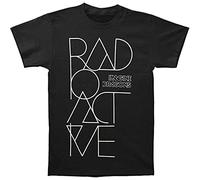 QILIJING Imagine Dragons - Mens Radioactive Text T-Shirt Size S