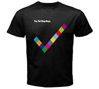 QILIJING New Pet Shop Boys Yes Electronic Band Men's Black T Shirt Size1 Cotton Size M