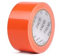 QILIMA Ruban adhésif en tissu imperméable, de qualité professionnelle pour réparations, bricolage, travaux manuels, utilisation en intérieur et en extérieur, 5cm x 25m, orange