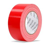 QILIMA Ruban Adhésif Toilé Rouge,ruban adhésif americain de réparation d'étanchéité,48mm x 45m Gaffa Tape pour les réparations, le bricolage, l'artisanat, Utilisable à l’intérieur et à l’extérieur