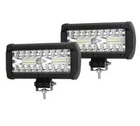 QILINGS Feux Circulation Diurne Barre Lumineuse LED Pour Voiture Camion SUV 4x4 Bateau Quad UTV Phare Travail Universel À Faisceau Concentré Large 12V/24V Feu Antibrouillard