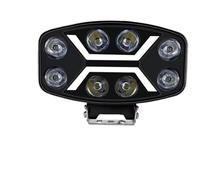 QILINGS Feux Circulation Diurne Phare LED 10 Pouces Avec Feux Jour (DRL) Projecteur Auxiliaire Carré Camion/voiture Clignotant Blanc/jaune Lampe Travail Camion Feu Antibrouillard