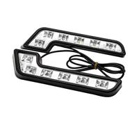 QILINGS Feux Circulation Diurne Phares De Jour À 6 LED Pour Voiture Camion Tracteur Bateau SUV Quad Blanc Alimentation CC 12 V Feu Antibrouillard