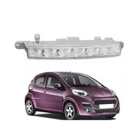 QILINGS Feux Circulation Diurne Pour Peugeot 107 308 Pour Grad Pour Raid (2005-2020) - Référence : 9677409380 - Feux Jour À 6 LED (côté Conducteur Et Passager) Feu Antibrouillard(1 piece)