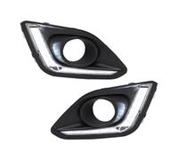 QILINGS Feux Circulation Diurne Pour Suzuki Pour Swift Pour Dzire 2014-2016 : Enjoliveur De Feu De Jour À LED (antibrouillard Feu De Route) Feu Antibrouillard