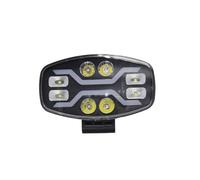 QILINGS Feux Circulation Diurne Projecteur Travail LED Avec Feux Jour (DRL) Jaune Blanc 100 W 22 000 Lm Pour Camions Véhicules Tout-terrain Feu Antibrouillard