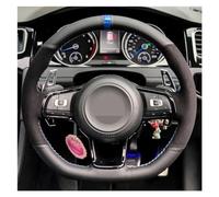 QILINGS Housse Volant pour Golf 7 pour GTI pour Golf R Housse Volant Voiture Tresse À Coudre À La Main Caches Volant (Couleur : Style 2)