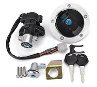 QILINGS Interrupteur D'allumage Moto pour Suzuki pour GSF 650 1200 1250 S pour Bandit 650 S Bouchon Réservoir Carburant Interrupteur D'allumage pour Serrure Siège avec Kit De Clé Serrure D'allumage