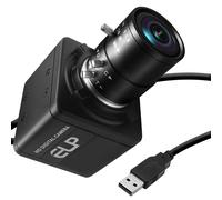QILOVE Global Shutter USB Camera - 800P Monochrome Ultra Haute Vitesse 640fps Caméra [Modes 120/210/420fps ] - Mise au point manuelle 2.8-12mm CS Lens - Compatible avec Raspberry Pi, Linux, Mac