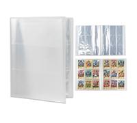 QILZO Classeur Carte Album Carte, Livre de 30 pages, 270 pochettes, pour 540 cartes, 9 pochettes par page, Transparent 30 x 23,5 x 2,3 cm