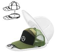 QIMATOP Lave Casquette de Baseball, Cage de Lavage Pliable - Nettoyeur de Casquette pour Machine à Laver & Lave-Vaisselle - Support pour Casquette, Formeur et Protecteur avec Support pour Lessive