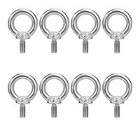 QIMEI-SHOP Boulons à Oeil M5 Anneau de Levage Boulon à œil Anneaux Filetage Vis en Acier Inoxydable 304 pour Fixer des Suspendus Relier 8 Pièces