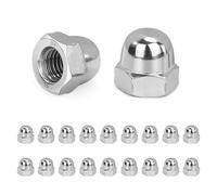 QIMEI-SHOP Écrou Borgne M8 Hexagonal Ecrou Borgne en Acier Inoxydable Écrous Borgne pour Vis Boulons Filetés Tiges Filetées Conforme à Norme DIN 1587 20 Pièces