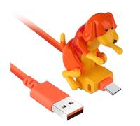 qimoi Chiging Chien USB-C Câble de Chargement Drôle de Chargeur Roman de Téléphone Accessoire et de Stress Relief Jouet