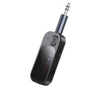 qimoi Émetteur-Récepteur Bluetooth 5.4 pour Avion 2 en 1 Adaptateur Bluetooth sans - à Utiliser avec n'importe Prise Jack 3,5 mm en Vol, à la Télévision