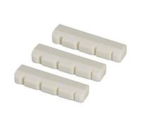 qimoi Selle et éCrou pour Chevalet Bone pour 4 Cordes, Lot de 3