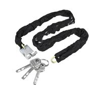 Qimopi Antivol Chaîne Antivol pour Vélo Moto Scooter Acier Trempé avec Manchon Tissu (65 cm)