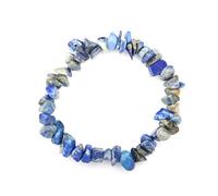 QINC Bracelets de 7 Chakras en Pierres Naturelles Bracelet de Cristal de guérison Reiki Oeil de Tigre Lapis Lazuli Gravel Beads Cadeaux pour Femmes Bangle