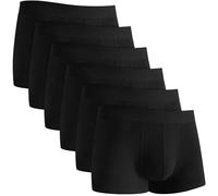 QINCAO Boxers Homme Lot de 6, Coton sans Logo, Confort Bien ajusté