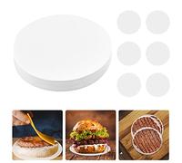 QINERSAW 500 PCS Papier Sulfurisé Rond 15cm pour Cuisson - Feuilles de Parchemin pour Barbecue