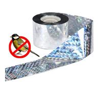 QINERSAW Bande Reflechissante Anti Oiseaux 4.8cm*110m Anti Pigeons pour Balcon Bande Répulsive Anti Oiseaux Bande Repulsive Anti Pigeon Anti Pigeon Balcon
