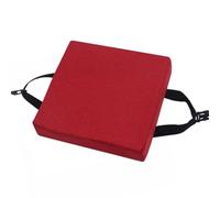 qing yun Coussin antidérapant carré épais pour chaise de salle à manger, tabouret, jardin, intérieur et extérieur (30 x 30 x 5 cm, rouge)